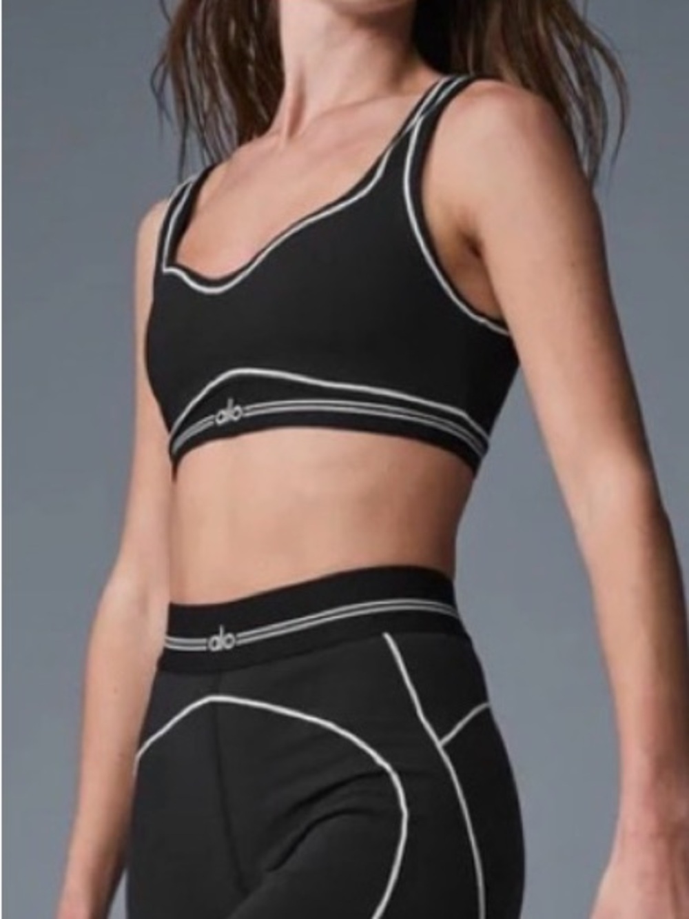 Alo heart throb bra airbrush